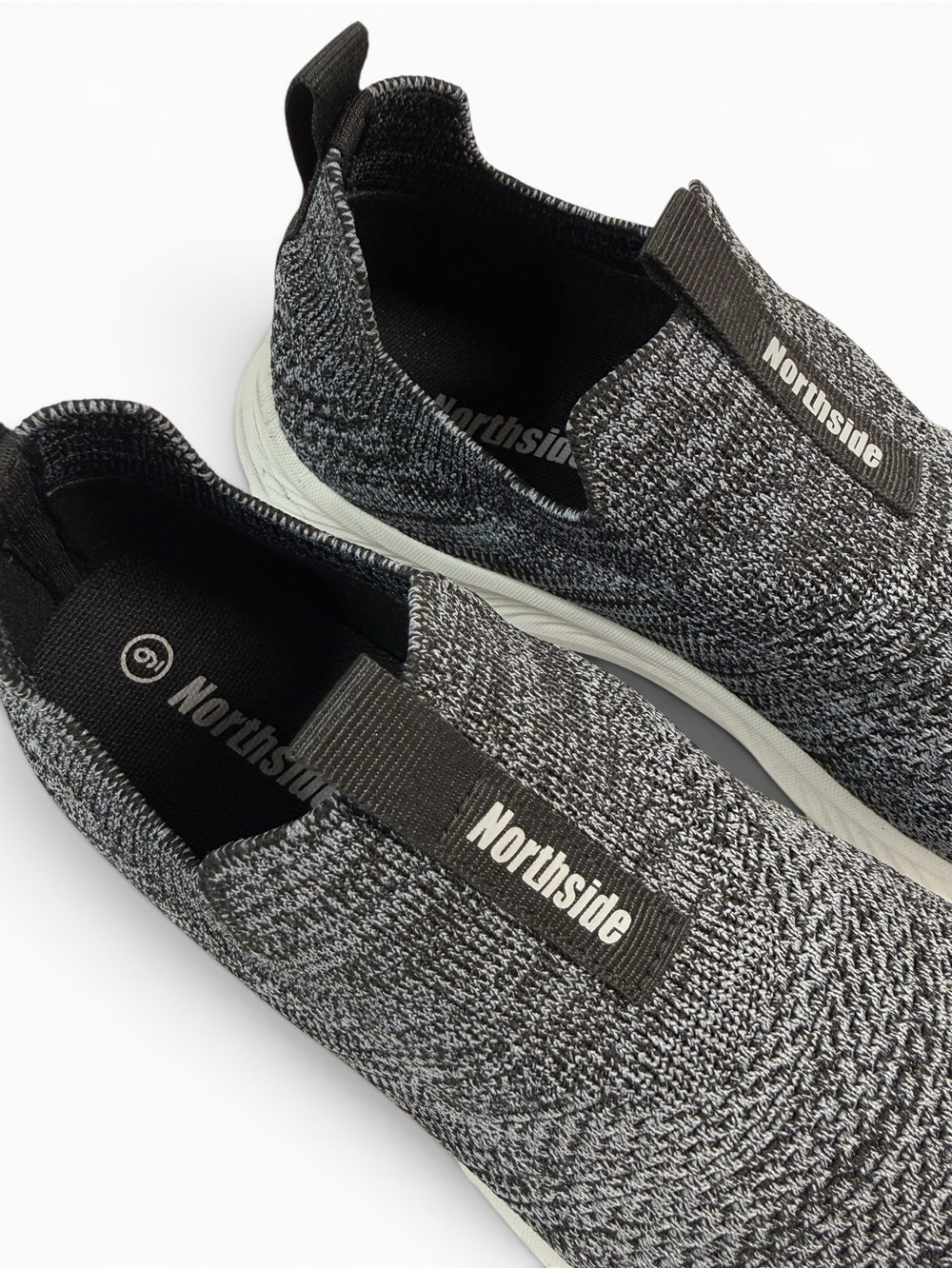 Northside Ponderay Slip-On Sneakers Black Gray Men’s Size 9 - Picture 4 of 9